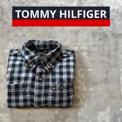 TOMMY HILFIGERトミー チェックシャツ 90 ベビー トップス 長袖