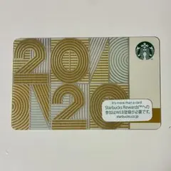 【pin未削り】Starbuck スターバックス スタバカード 2020年