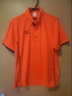 Mizuno オレンジ ポロシャツ