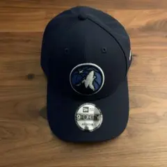 【新品未使用】NBAミネソタティンバーウルブズ　刺繍ロゴ入りキャップニューエラ