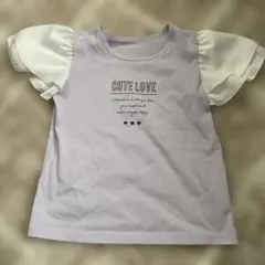 tシャツ 130 女の子　紫のサムネイル