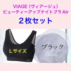 VIAGE ビューティアップナイトブラ Air Lサイズ 2枚セットのサムネイル