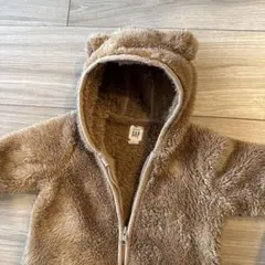 baby GAP フード付きロンパース 0-3ヶ月 ベージュ