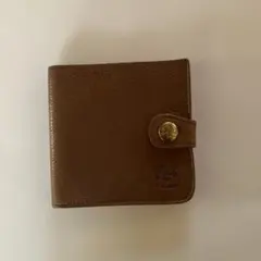IL BISONTE 二つ折り財布 ブラウン レザー イタリア製のサムネイル