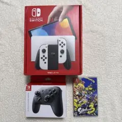 【美品】Switch本体有機EL➕Proコン➕スプラトゥーン3