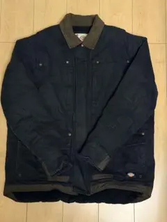 Dickies ダックジャケット 中綿 ワークジャケット ブラック L