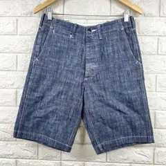 美品　CUSHMAN クッシュマン　シャンブレーショートパンツ　28 UESのサムネイル