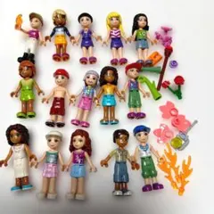 レゴ　ミニフィグ　レゴフレンズ　正規品　15体　ミニフィグトレードにも　持ち物