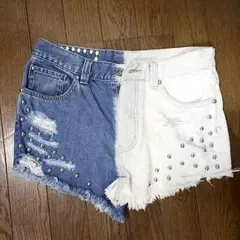 JEANASIS ハイウエストショートパンツ