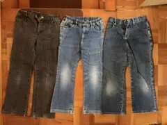 OshKosh UNIQLO他　120cm フレアデニムパンツ 3点セット