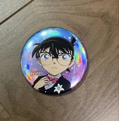 名探偵コナン　ホログラム缶バッジ　ブラウスタイルver. 江戸川コナン