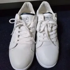 LOGOS DISCOVERY ホワイトスニーカー　ユニセックス25.0cm