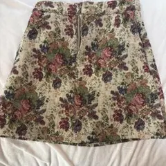 apres jour フラワープリント タイトスカート