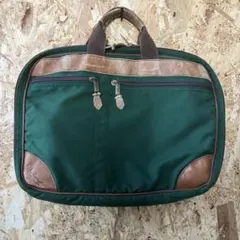 80s エルエルビーン ヴィンテージ ブリーフケース パソコン A4 レザーのサムネイル