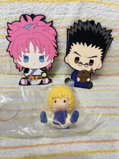 HUNTER×HUNTERペタドール クラピカ　ラバーコースター　マチ　レオリオ