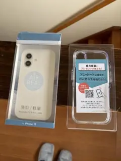 iPhone 17用薄型軽量クリアケース