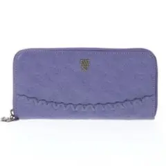 【極美品】ANNA SUI ベロニカ ラウンド長財布 パープル