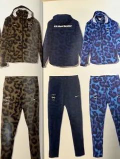 FCRB 2015SS レインジャケット＆パンツ セットアップ M ネイビー