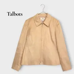 タルボット シャツジャケット ダブルジップ 襟付き S相当 ベージュのサムネイル