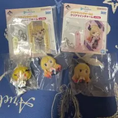 ホロライブ一番くじちょこのっこ、クリアツインチャームセット