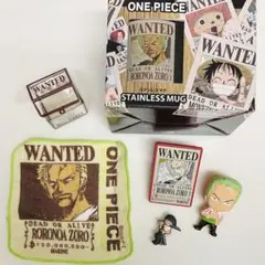 ロロノア ゾロ ステンレスマグ クリップx2 ジビッツ ミニタオル 5点セット