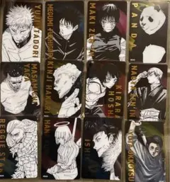 芥見下々呪術廻戦展　箔押しクリアカードコレクション　12種