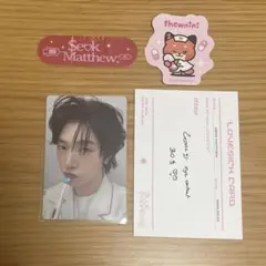 ZB1 デジパック 封入 トレカ popup zeroni 特典 マシュー