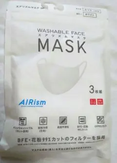 ユニクロ　エアリズムマスク　ふつうLサイズ　ホワイト