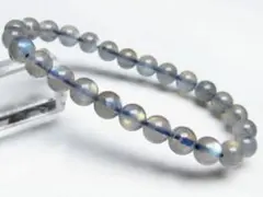 ☆高透明☆美品☆ラブラドライト　ブレスレット　天然石　パワーストーン②