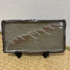 ご飯茶碗(小) 刷毛目唐津 唐津焼】中川自然坊窯 中川自然坊　唐津焼　角皿　13.5センチ×15センチ　新品未使用 4客 佐賀県玄海町 - 工芸品