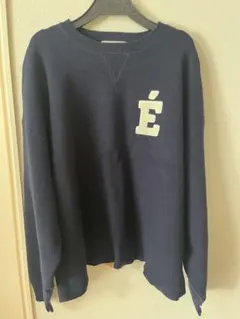 2024AW スローブイエナ　サガラ刺繍スウェットライクニット　ネイビー