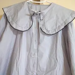 新品 JUNOAH ジュノア ビックカラー ブラウスのサムネイル