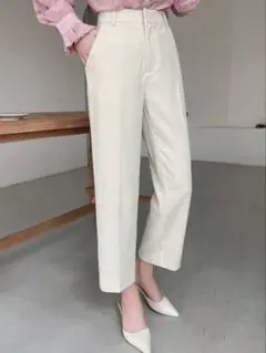 【新品！】ホワイト スラックス チノパン 白 フォーマル