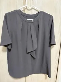 タグ付き新品未使用ロペピクニック、チャコールグレー 半袖ブラウス サイズ38