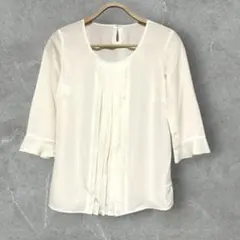 NATURALBEAUTYBASICナチュラルビューティーベーシック5分袖シャツ