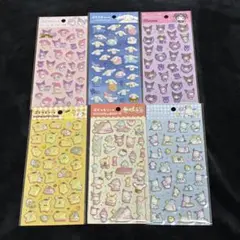 ぷくっとシール　サンリオ　サンリオキャラクターズ　6枚セット