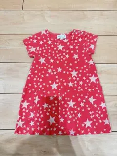 【agnès b. 】星柄 半袖ワンピース 4ans(100cm)