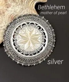 Bethlehem peal & silver ヴィンテージブローチ 八芒星のサムネイル
