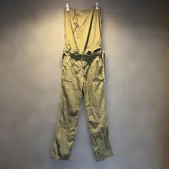 オリーブ色 サロペット 秋服