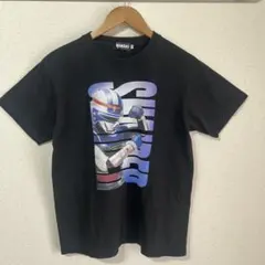 宇宙刑事シャイダー　BANDAI キャラクタープリント Tシャツ ブラック