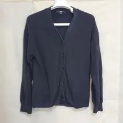 UNIQLO レディース Vネック カーディガン ブラック XL表示