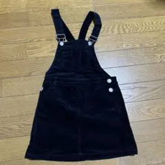 GLOBAL WORK ネイビー コーデュロイ ジャンバースカート