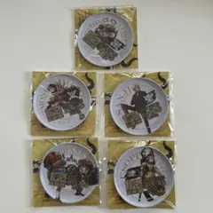 ONE PIECE オリジナル缶コースター 5枚セット