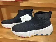 ZARA ブラック ハイカットスニーカー