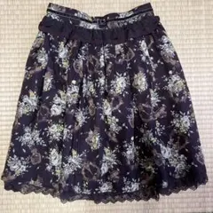 axes femme スカート　花柄　M