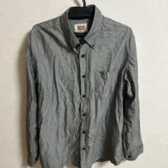 EDWIN グレー 長袖シャツ XL