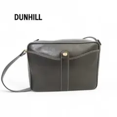 DUNHILL/ダンヒル ショルダーバッグ　ブラック　レザー　セカンドバッグのサムネイル