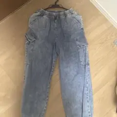 GUライトブルー デニムパンツ 未使用品値下げ⭕️のサムネイル