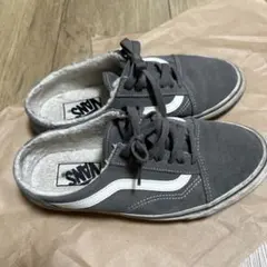 Vans グレー スエード スニーカースリッポン