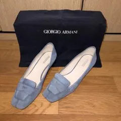 Giorgio Armani 上質スエードパンプス 24.5cmのサムネイル